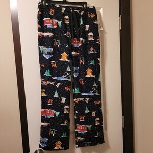 Old Navy Women's Pajama Pants - Festive Winter Print Size S